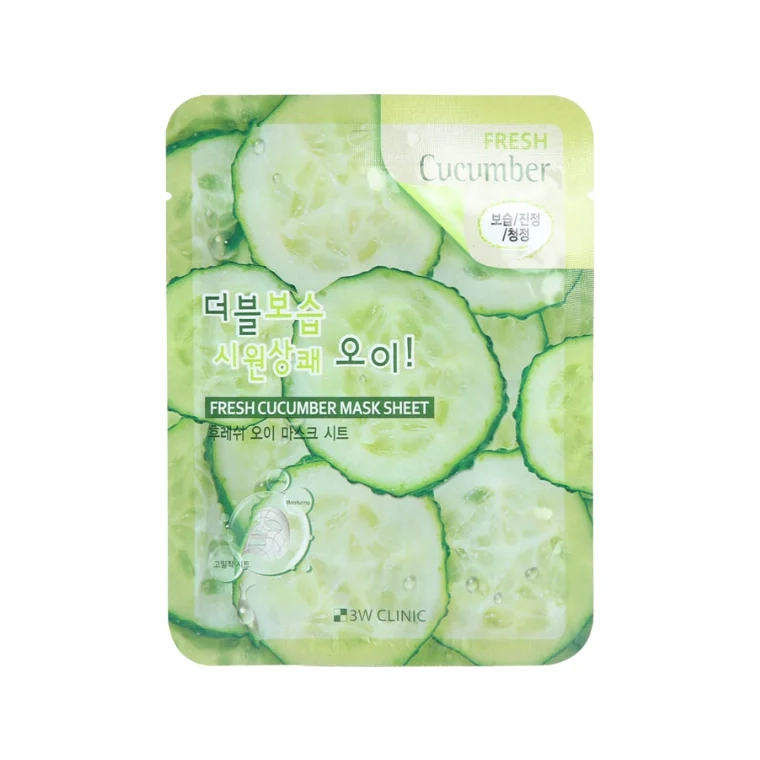 3W Clinic Fresh Cucumber Sheet Mask (23gm)