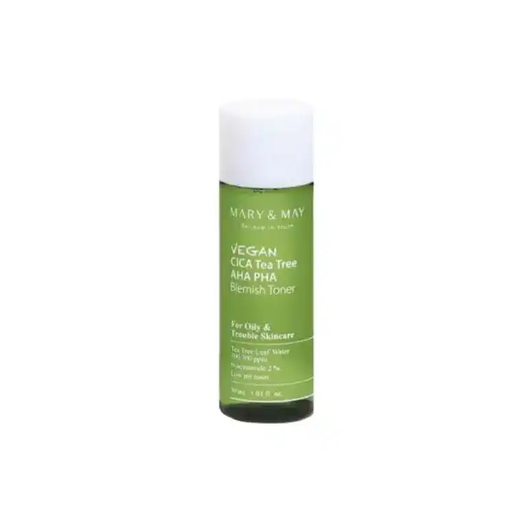 Mary & May Vegan CICA Tea Tree AHA PHA Blemish Toner (30ml) 2026-11-19