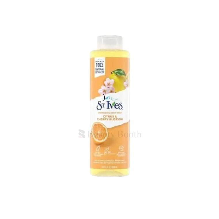 St. Ives Energizing Body Wash with Citrus & Cherry Blossom (700ml)