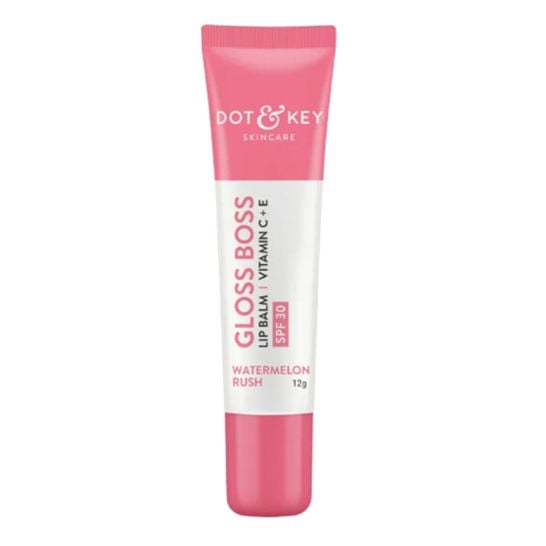 Dot and Key Gloss Boss Vitamin C + E Lip Balm with SPF 30 - Watermelon Rush (12gm)