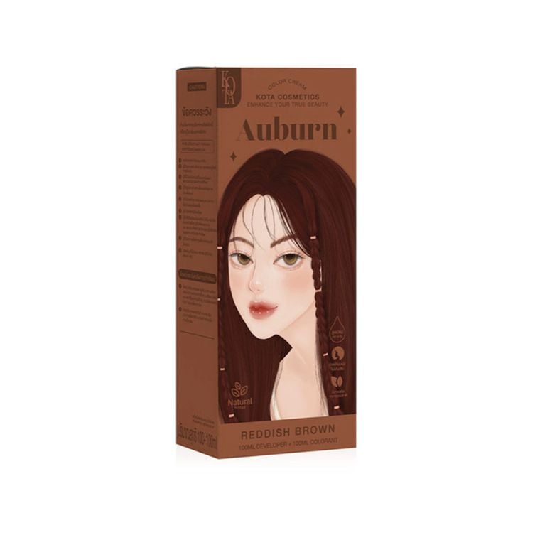 Kota Cosmetics Color Cream Reddish Brown-Auburn (100ml)