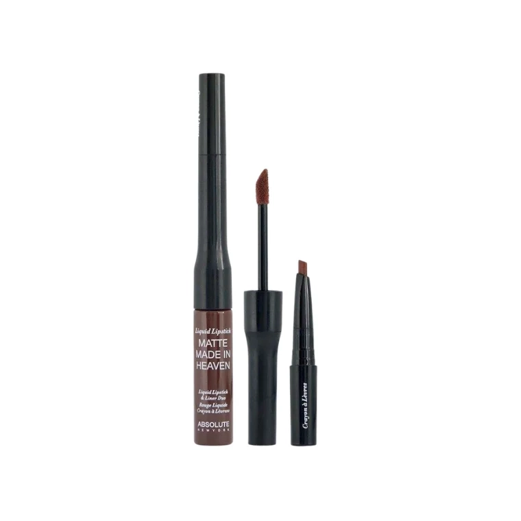 Absolute New York Matte Made In Heaven Liquid Lipstick & Liner Duo #Hostile (4.2gm)