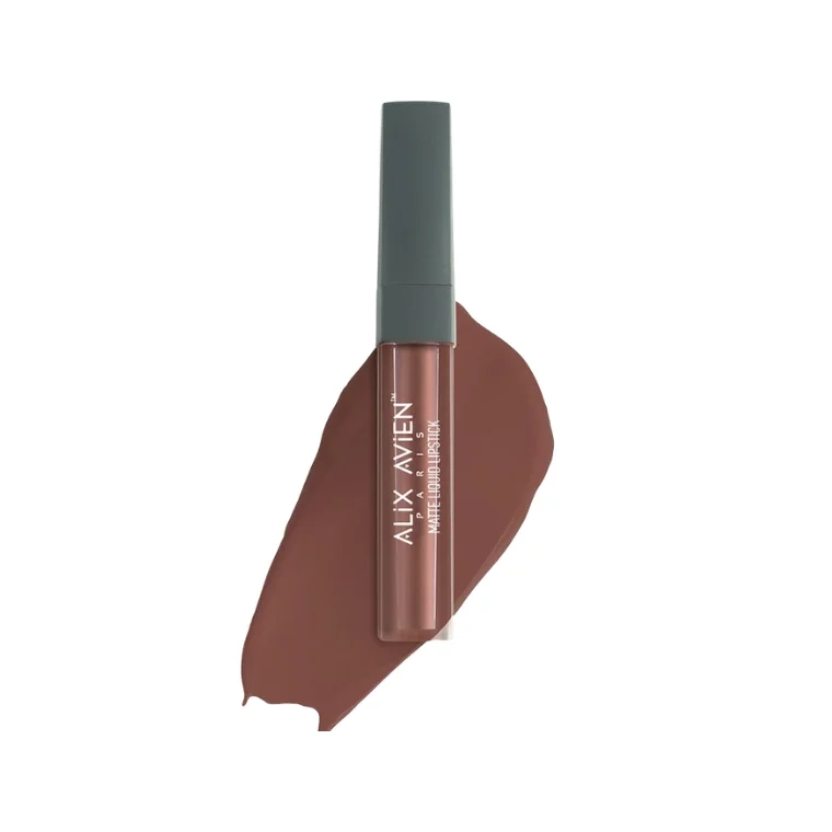 Alix Avien Paris Matte Liquid Lipstick #501 Caramel Nude (3ml)