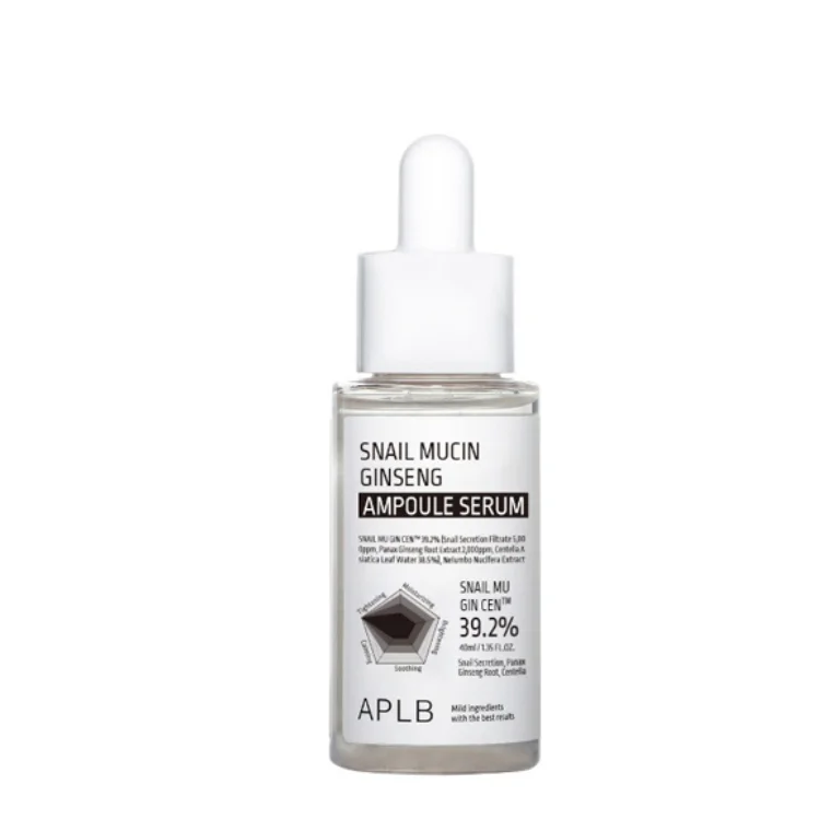 APLB Snail Mucin Ginseng Ampoule Serum (40ml)