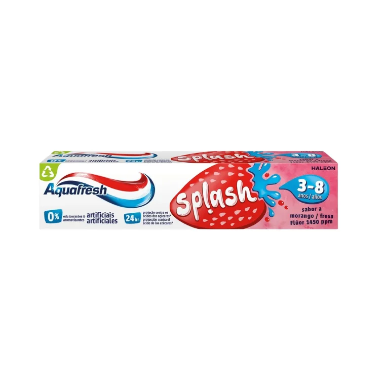 Aquafresh Splash Toothpaste For Children Aged 3 to 8 Years (50ml)