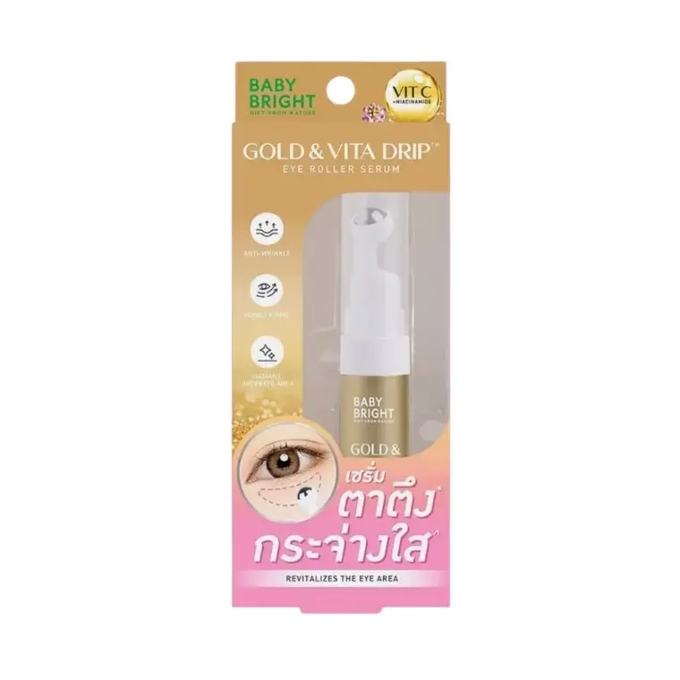 Baby Bright Gold Vita Drip Eye Roller Serum (10ml)