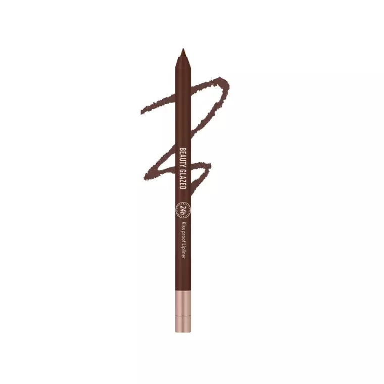 Beauty Glazed Waterproof & Long Lasting Lip Liner #B114 Chocolate (0.6gm)