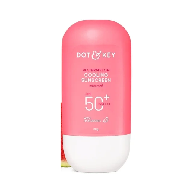 Dot & Key Watermelon Cooling Sunscreen SPF 50+ PA++++ with Hyaluronic Acid (80gm)