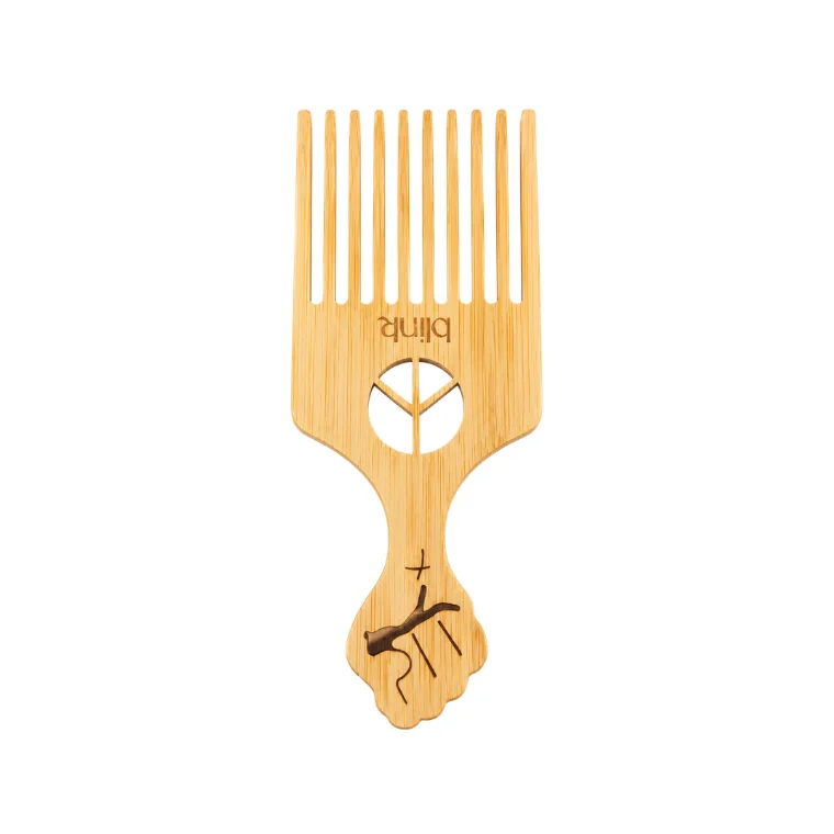 Blink Afro Pick Wooden Hair Comb