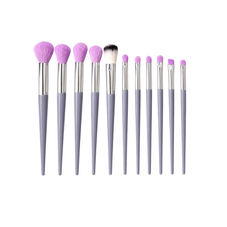 Blink Cosmetic Brush Set for Eye & Face #Purple (13pcs)