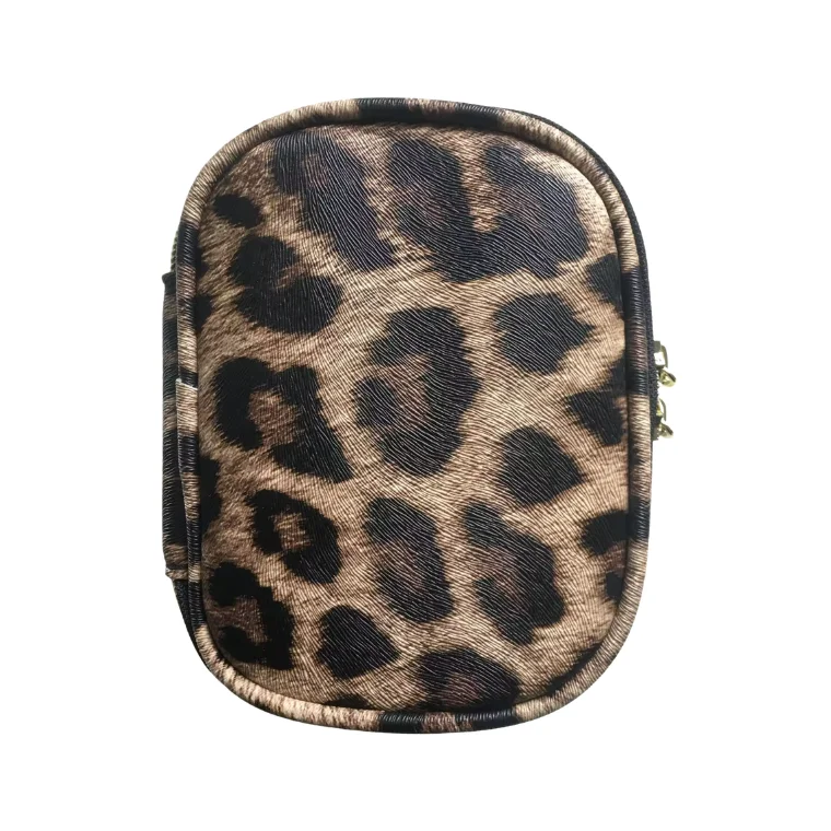 Blink LED Mirror with Storage Bag #Leopard Print