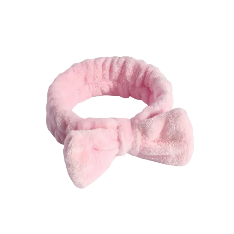 Blink Leopard Print flannel Hairband Womens Butterfly Headband 11 #Pink