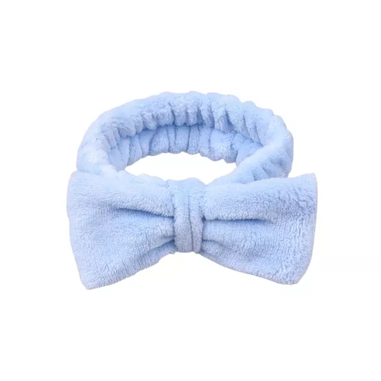 Blink Leopard Print Flannel Hairband –Women’s Butterfly Headband (Light Blue)