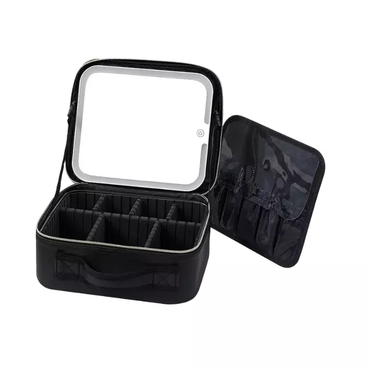 Blink Makeup Bag With LED Mirror Large Capacity Portable Professional Beauty Bag #Black