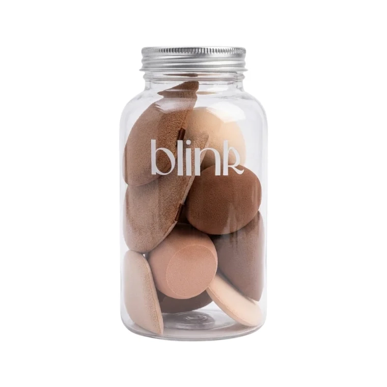 Blink Makeup Sponge Set #Brown (14pcs)
