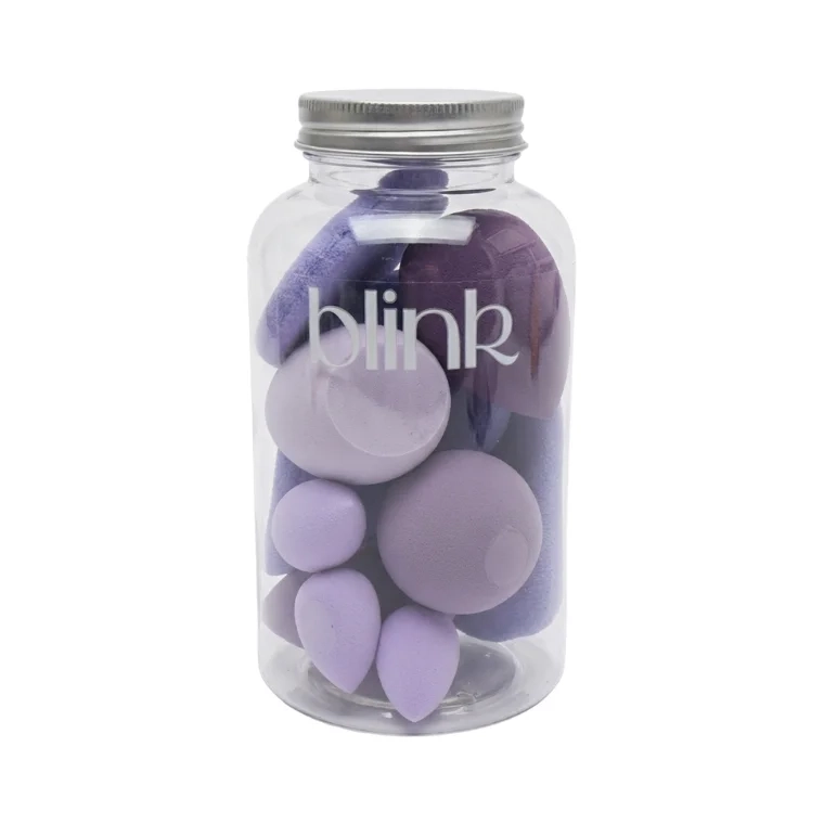 Blink Makeup Sponge Set #Purple (14pcs)