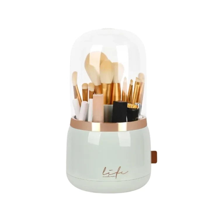 Blink Multifunction 360 Degree Rotating Makeup Brush Holder Cosmetics Organizer #White