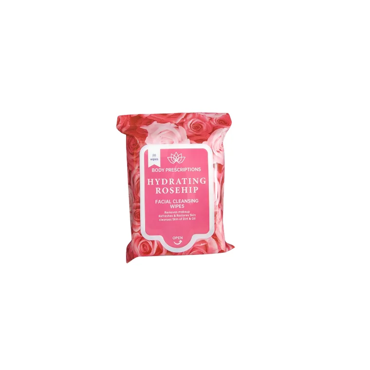 Body Prescriptions Hydrating Roseship Facial Cleansing Wipes