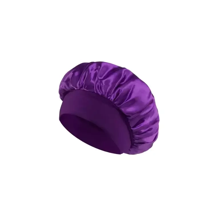 Blink Silk Bonnet Caps Plain Night Sleep Hat Women Hair Satin Scarf #Purple