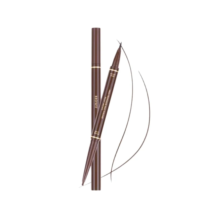 Browit High Technique Duo Eyeliner #Soft Brown (0.45ml + 0.08gm)