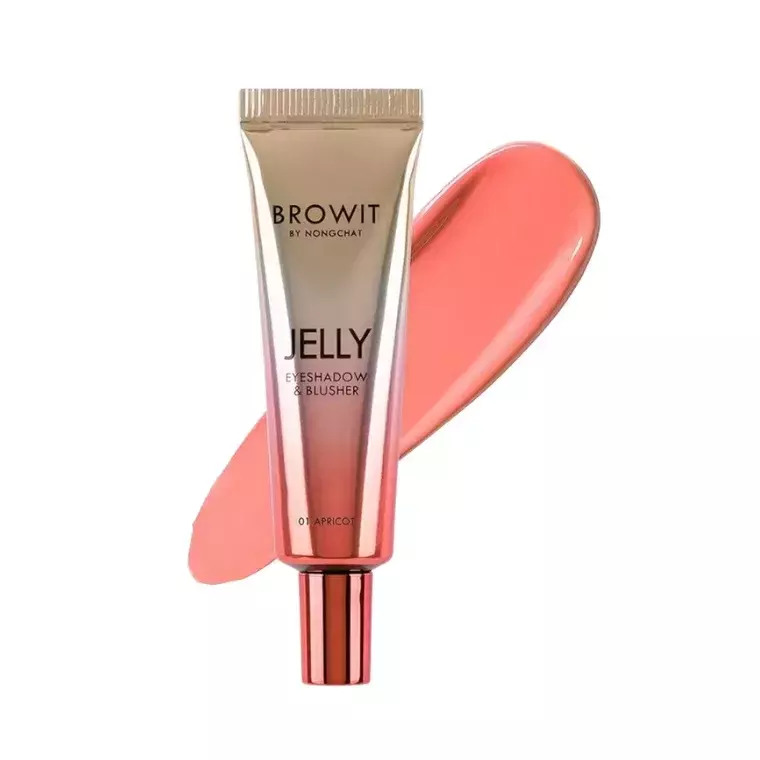 Browit Jelly Eyeshadow Blusher #01 Apricot (10gm)