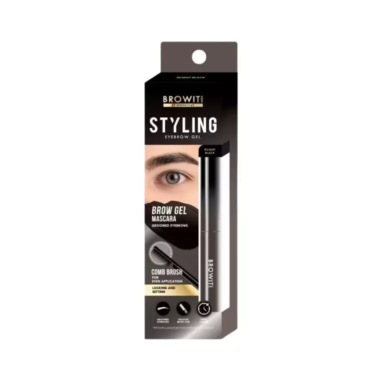 Browit Men Styling Eyebrow Gel # Light Brown (3.5gm)