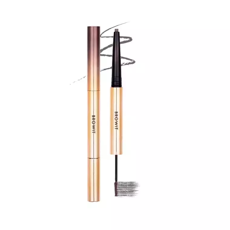 Browit Ultra Fine Duo Eyebrow Pencil & Mascara #Ash Brown (0.16gm + 1.26gm)