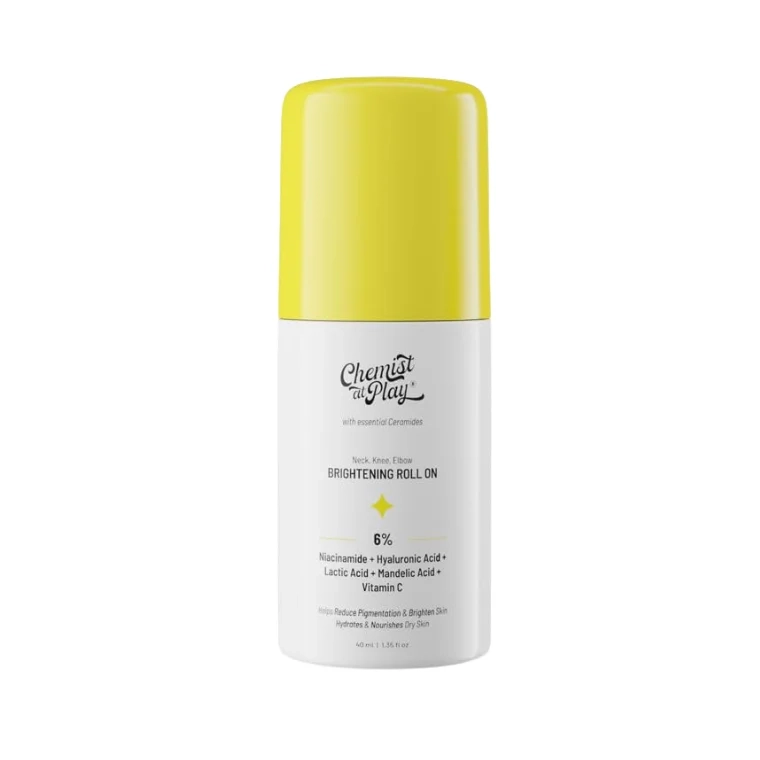Chemist At Play Neck, Knee & Elbow Brightening Roll On With 6% Vitamin C (40ml)