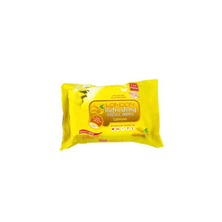 London Refreshing Facial wipes Lemon