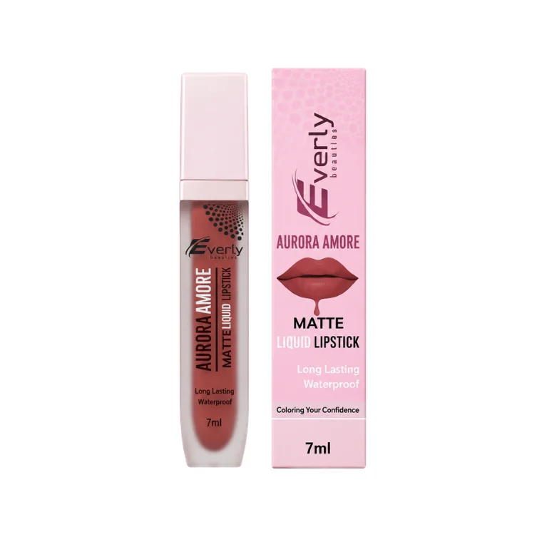 Everly Beauties Aurora Amore Matte Liquid Lipstick #Terracotta Tease (7ml)