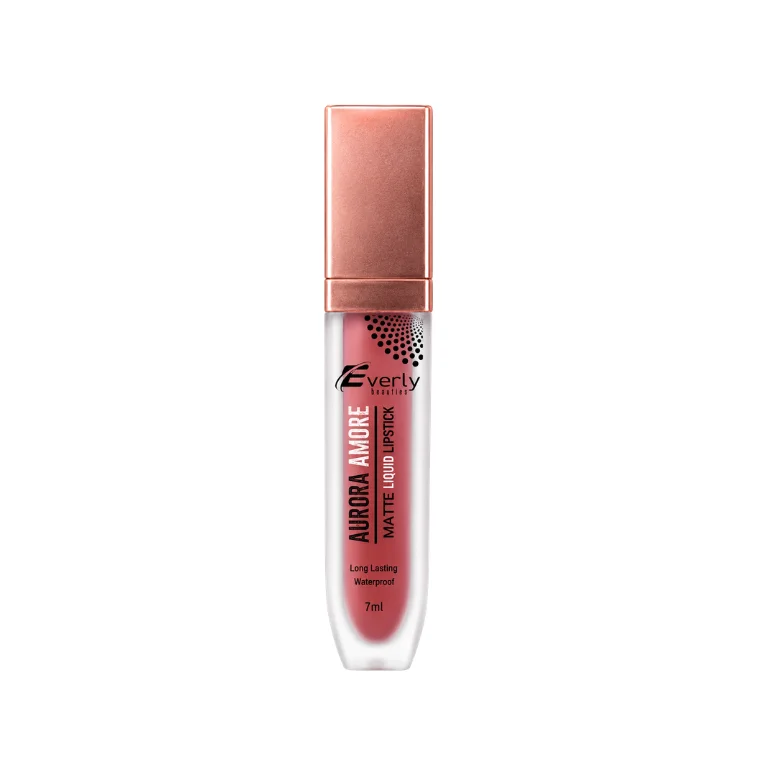 Everly Beauties Aurora Amore Matte Liquid Lipstick #Nude Petal (7ml)