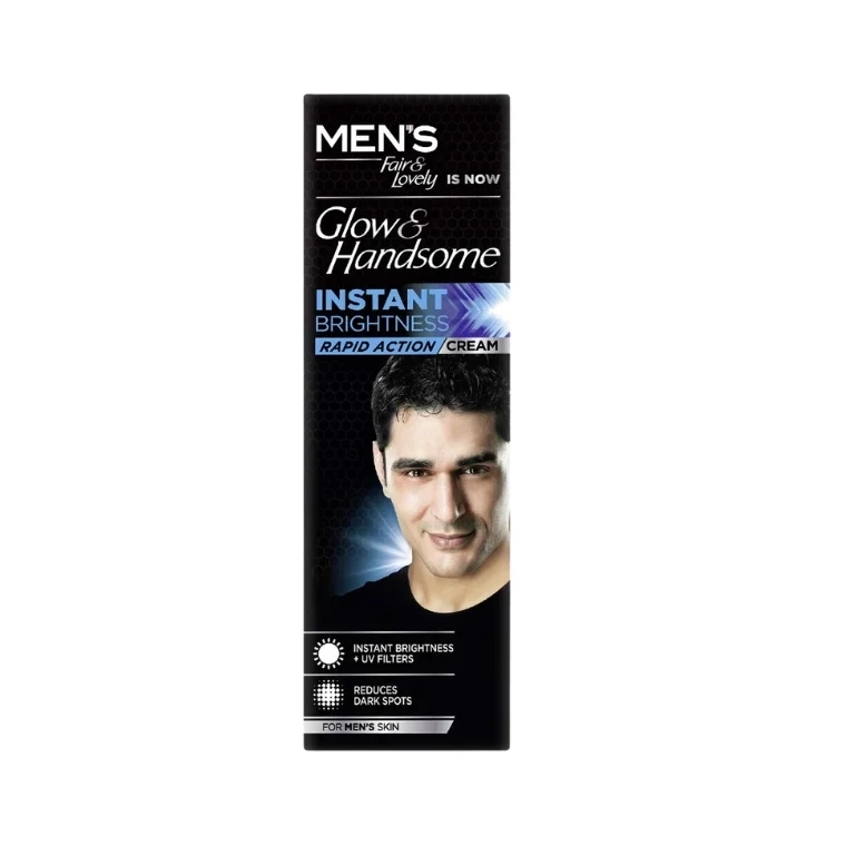 Fair & Lovely Glow & Handsome Instant Brightness Repaid Cream Bd Variant (50gm)