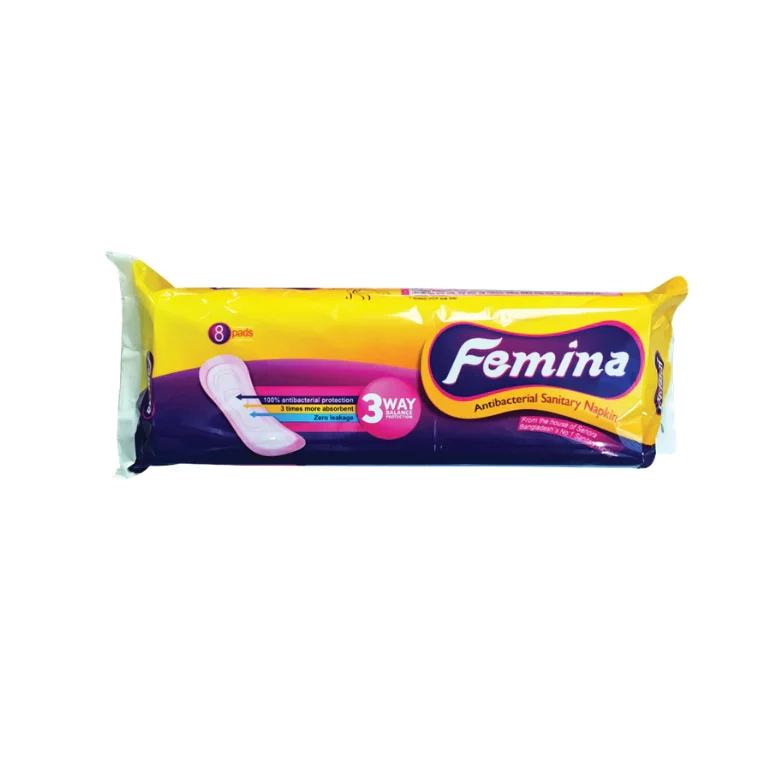 Femina Antibacterial Sanitary Napkin Panty System (8 Pads)