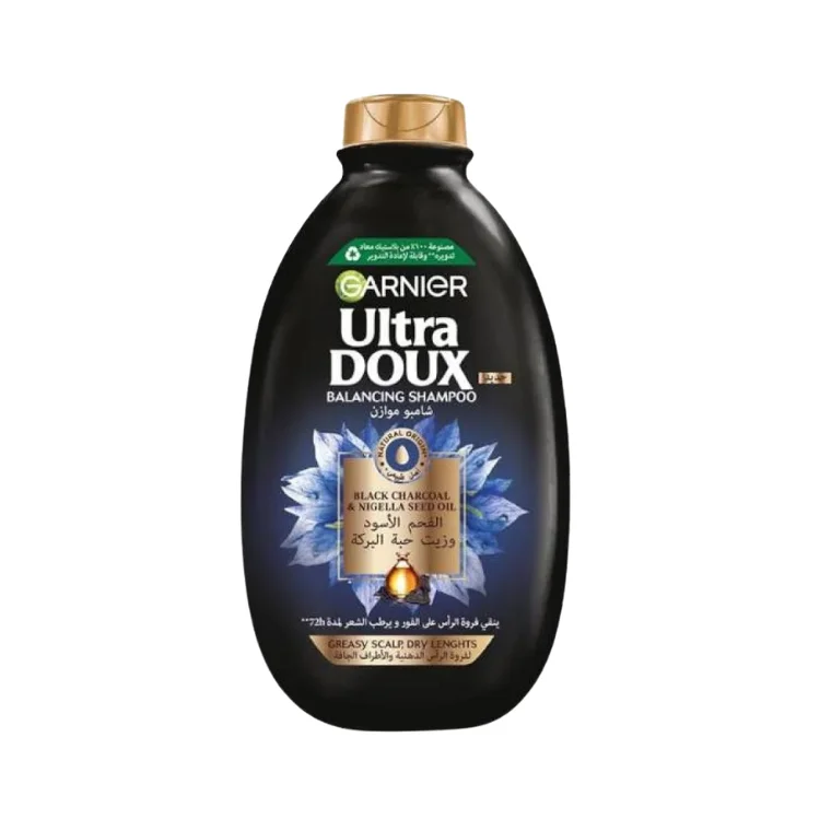 Garnier Ultra Doux Balancing Black Charcoal & Nigella Seed Oil Shampoo (400ml)