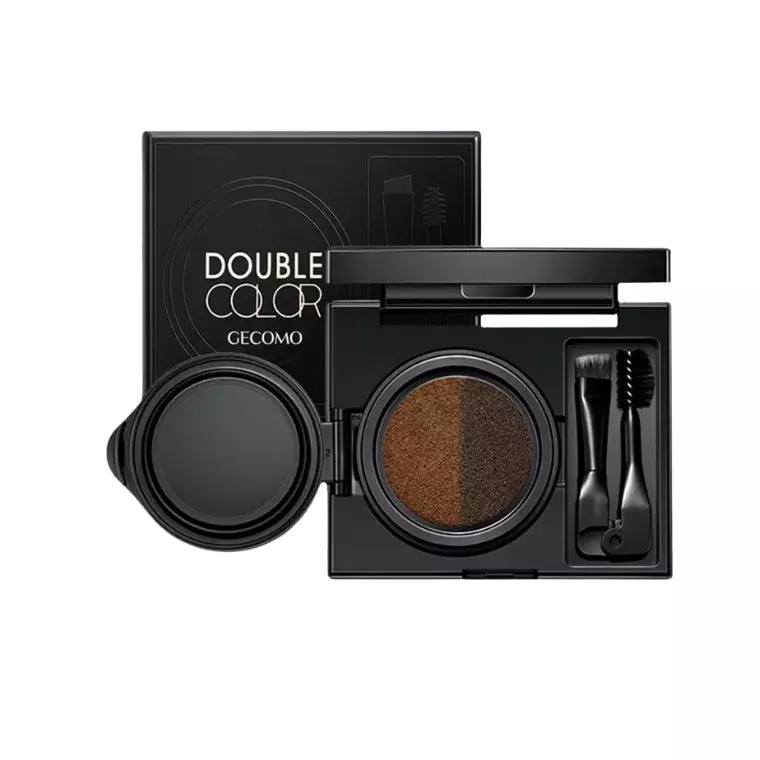 Gecomo Double Color Eyebrow Dye Cream #02 Two-Color Brown (6gm)