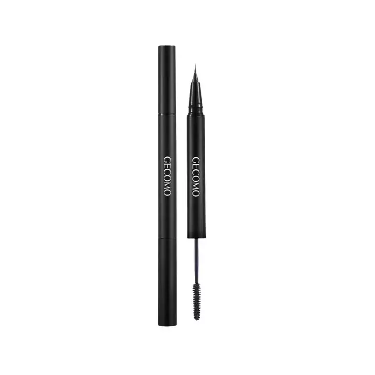 Gecomo Double-Effect Stereo Eyebrow Pen #02 Dark Brown (17gm)