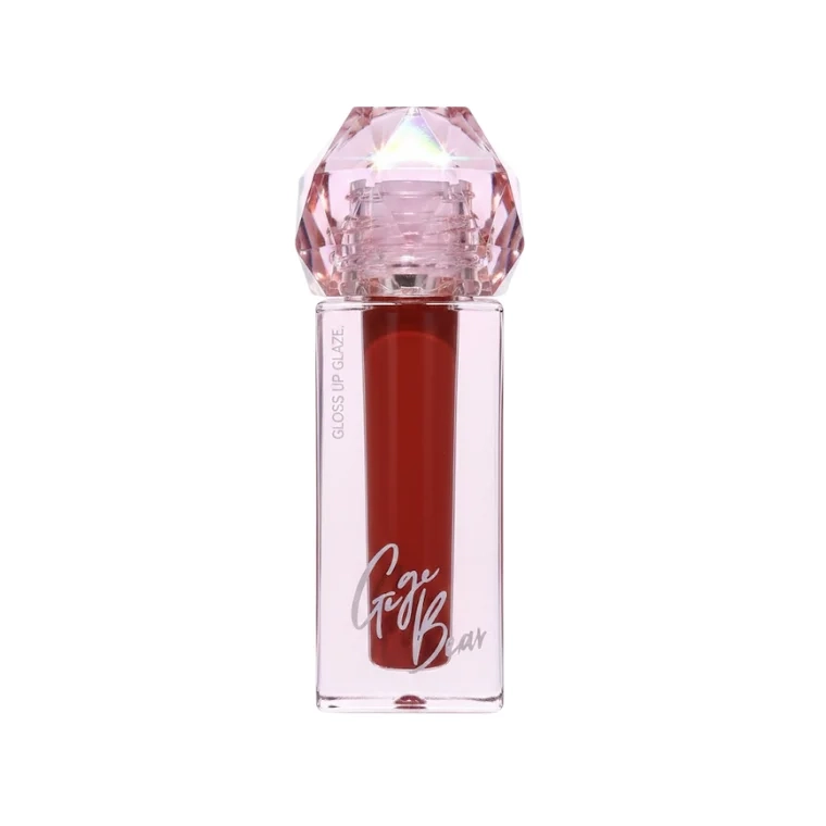 Gege Bear Crystal Diamond Water Gloss Lip Gloss #05 Classic True Red (2.5gm)