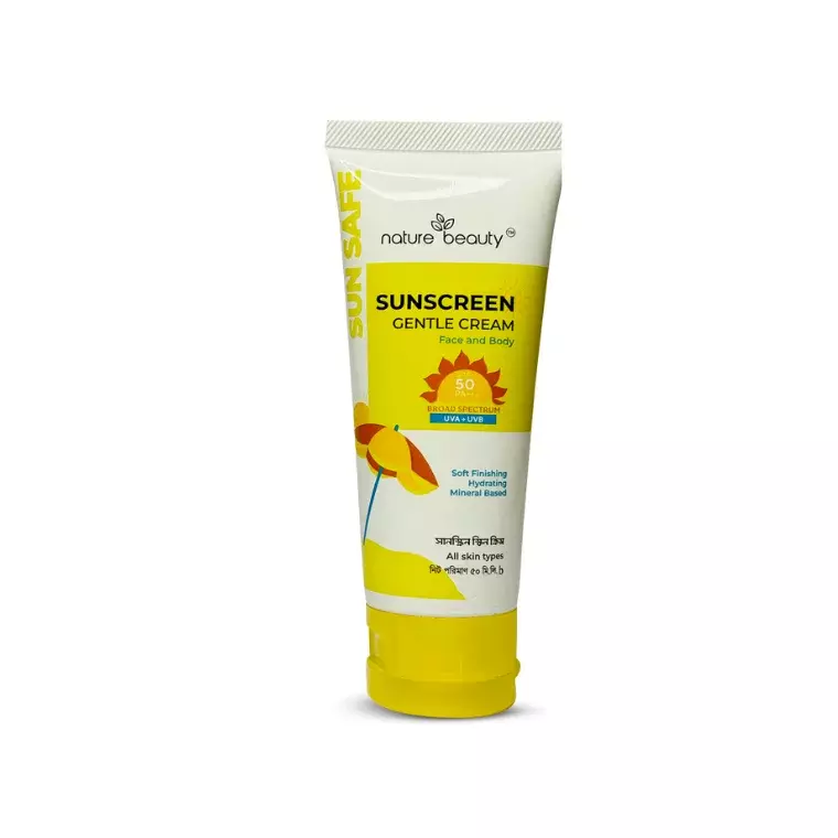 Nature Beauty Sunscreen Gentle Cream SPF50 PA+++ (50ml)