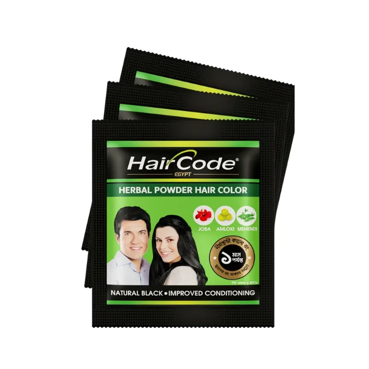 HairCode Egypt Herbal Hair Color #Black (5gm X 3)