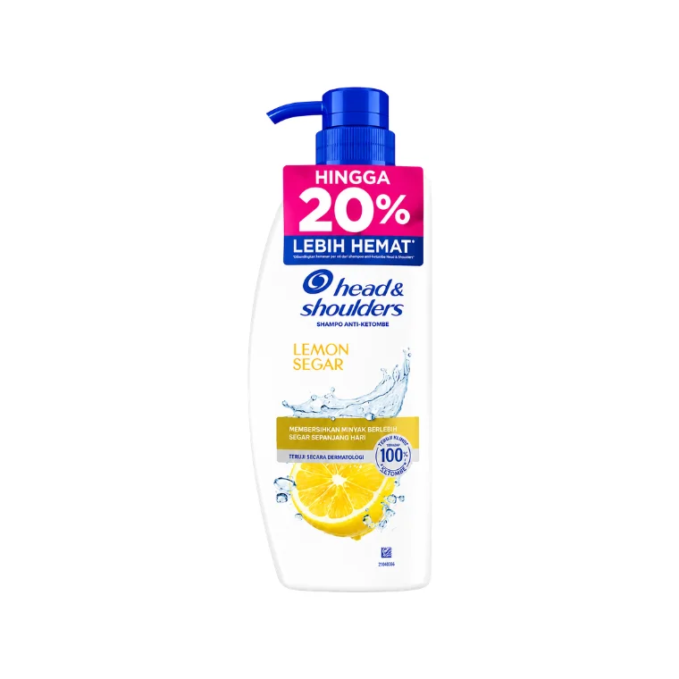 Head & Shoulders Lemon Segar Anti-Ketombe Shampoo (400ml)