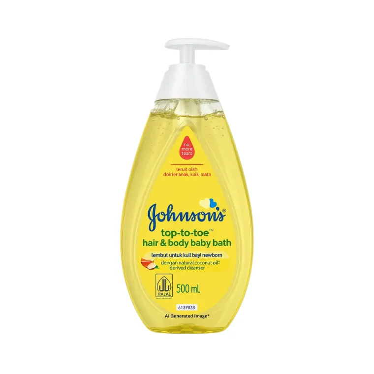 Johnson's Top-to-Toe Hair & Body Baby Bath (500ml)