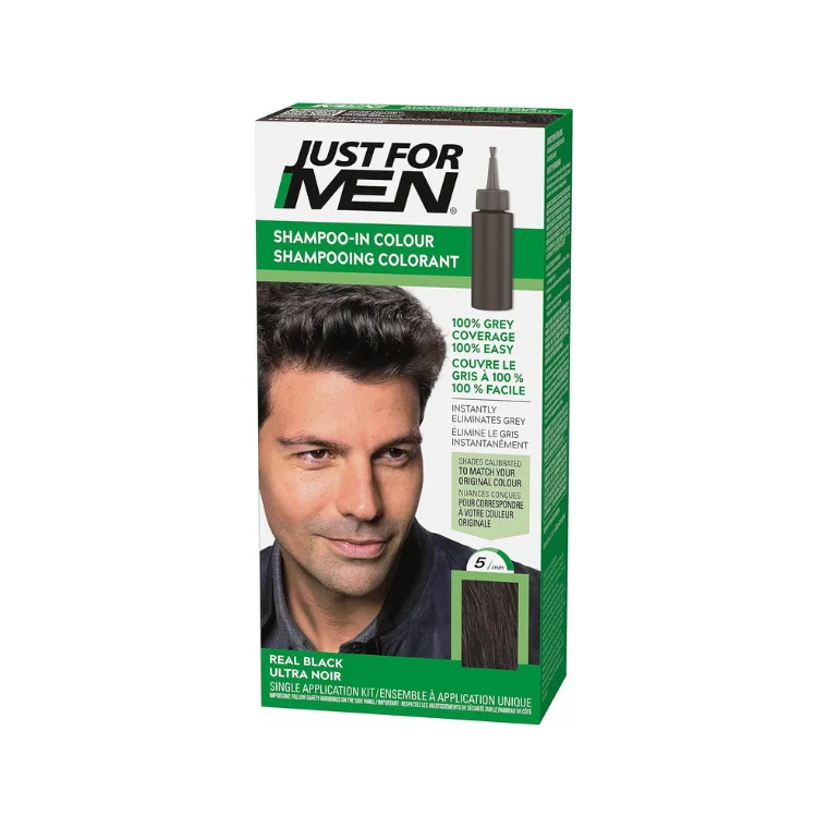 Just For Men Shampoo-In Color #Real Black (33ml)