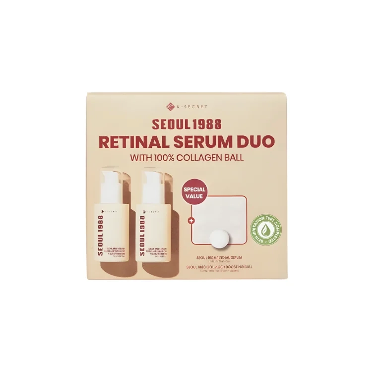 Ksecret Retinal Black Ginseng Serum Double Set (30ml + 30ml)