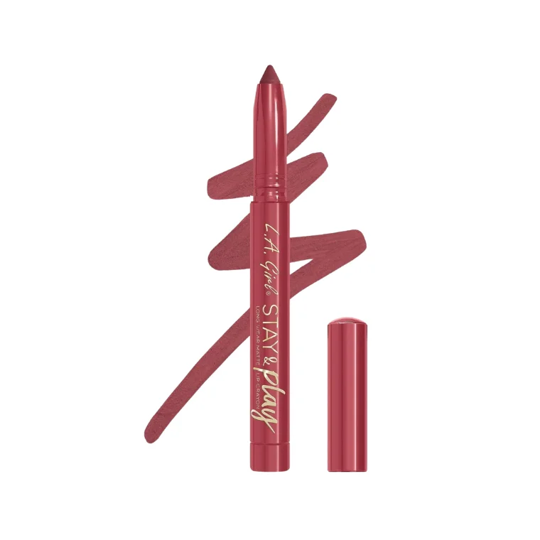 L.A. Girl Stay & Play Matte Lip Crayon #GLC735 Promises (4gm)