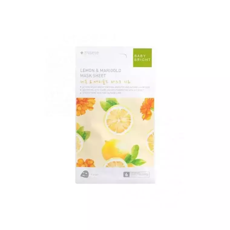 Baby Bright Lemon & Marigold Essence Mask Sheet (20gm)