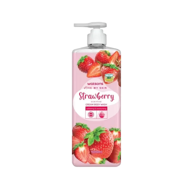 Watsons Love My SKin Strawberry Scented Cream Body Wash (1000ml)