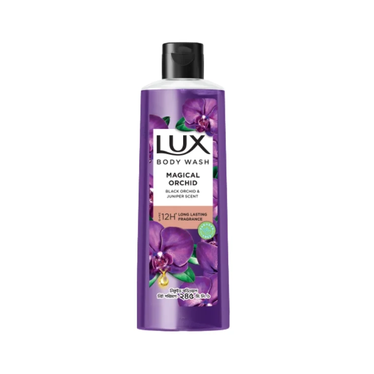 Lux Body Wash Black Orchid Scent & Juniper Oil (245ml)