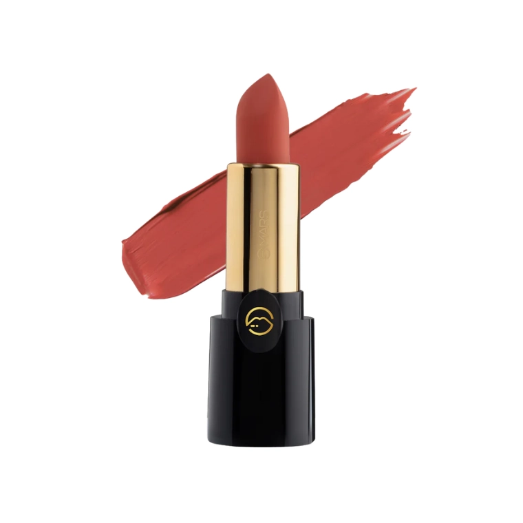 Mars Cosmetics Plush Velvet Matte Lipstick #06 Peach Melody (3.2gm)