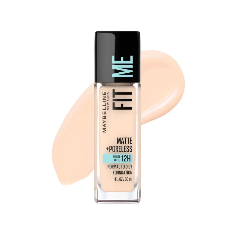 Maybelline Fit Me Matte + Poreless Liquid Foundation #105 Fair Ivory (30ml)