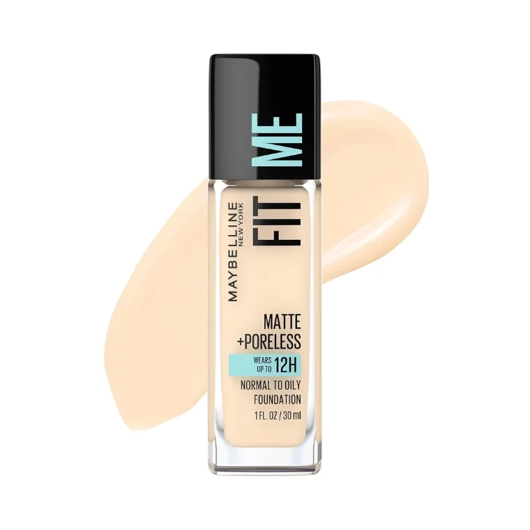 Maybelline Fit Me Matte + Poreless Liquid Foundation #110 Porcelain (30ml)